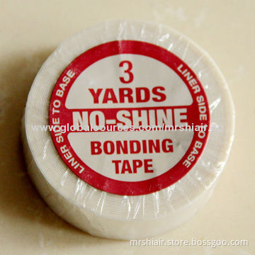No-shine bonding walker tape 3-yards liner side to base strong adhesives glue for lace frontal wig